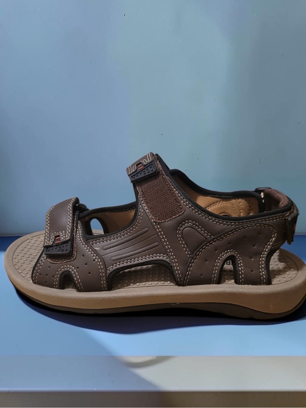 Khombu Men's Noah Adjustable Sport Sandals.